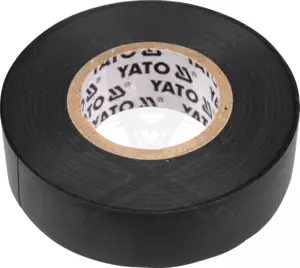 Szigetelőszalag 20m fekete 0.13x15 mm - Yato