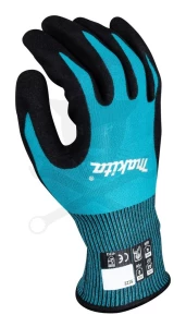 Kesztyű - szerelőkesztyű - Kék Nitril mártott - Makita 10/XL