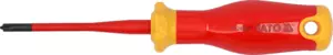 Csavarhúzó VDE 1000 V szigetelt +-/PH1x80 mm - Slim - Yato