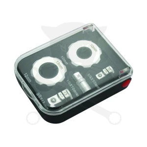 Racsnis fej, marok 1/4" + 3/8"-os dugókulcs fejekhez + 1/4" bittartó