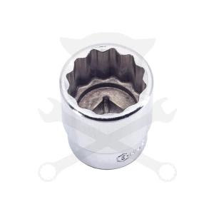 Dugókulcs - crowafej 1/2" 12 szög normál 34 mm Genius