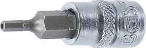 Rátűzőkulcs - crowa+bit 1/4" lyukas imbusz 2,5 mm - BGS