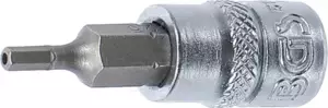 Rátűzőkulcs - crowa+bit 1/4" lyukas imbusz 2,5 mm - BGS
