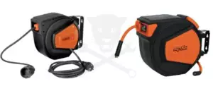 Kábeldob fali + levegő automatikus csévélődob 230V 15m + 20bar 15m - SP