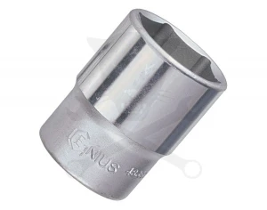Dugókulcs - crowafej 1/2" 6 lap normál 08 mm Genius