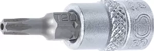 Rátűzőkulcs - crowa+bit 1/4" torx, furatos TPX20 x 38 mm - BGS