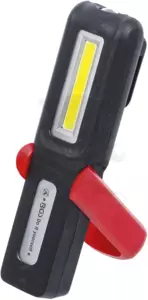 Szerelőlámpa LED COB ledes akkuslámpa - Li-Ion, 3W 150 Lumen - BGS