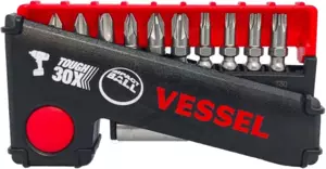 Csavarhúzó bit készlet 11 db-os - TX - Vessel (IB11P08E)