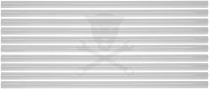 Ragasztórúd (ragasztópatron) 7.2 mm x 200 mm 10 db-os ÁTLÁTSZÓ- Yato