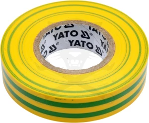 Szigetelőszalag 20m zöld-sárga 0.13x15 mm - Yato
