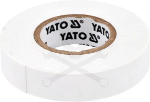 Szigetelőszalag 20m fehér 0.13x15 mm - Yato