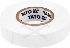 Szigetelőszalag 20m fehér 0.13x15 mm - Yato