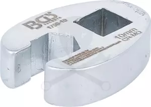 Villáskulcs adapter nyitott 3/8"-os 10 mm "Crowfoot"