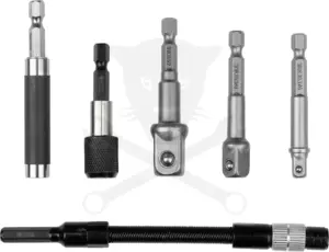 Adapter készlet 1/4"-3/8"-1/2"-1/4" 6 db-os készlet - Yato