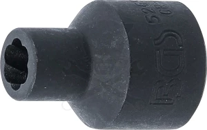 Kerékőr leszedő dugófej 1/2" rövid  8 mm-es - BGS