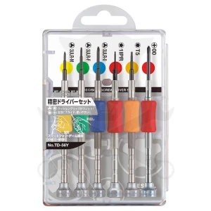 Csavarhúzó készlet, műszerész 6 db-os Y-Torx-5szög-PH - INOX - Vessel