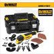 Multifunkciós vágógép, 300W tartozékokkal, kofferben - DeWalt