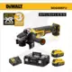 Sarokcsiszoló, akkus 18V 125 mm laposfejű - akkus + koffer - DeWalt2