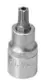 Rátűzőkulcs - crowa+bit 1/2" torx, furatos TPX30