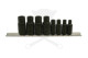 Adapter készlet menetfúrókhoz  8 db-os 4 lapú M1.5-M14 -mágneses- Laser