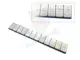 Centírozó súly öntapadós Acél+Zinc bevonat 12x2,5 g = 30 g - MATT
