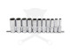 Dugókulcs - crowafej készlet 3/8" 12 sz. 8-19 mm hossz. 11 db-os BGS