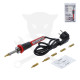 Dekoráló pirogravírozó fára-bőrre 30 W-os 230 V-os 7 db-os szett