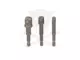 Adapter készlet fúrógéphez - csavarbehajtóhoz 1/4"-3/8"-1/2" - Genius