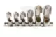 Dugókulcs - crowafej készlet 3/8" speciális végig nyitott 10-19 mm LASER