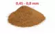 Szóróanyag Dióhéj szemcse örlemény 0,45-0,80 mm -Nutshell Granules-25 kg