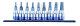 Rátűzőkulcs - crowa+bit 1/4" torx 9 részes készlet