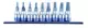 Rátűzőkulcs - crowa+bit 1/4" torx 9 részes készlet