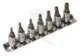 Bit készlet 5 ágú, lyukas-torx TS bit készlet 7 db-os 1/4" - Laser