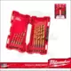 Csigafúró készlet HSS TiN Titán bevonatú 1/4" 10 db-os 3.0-10.0 mm Mil