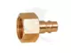 Levegős csatlakozó - gyorscsatlakozó apa - RÉZ - 1/2" BM - OLASZ