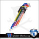 Torxkulcs készlet extra hosszú T10H - T50H - színes 9 r.- Welzh