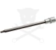 Rátűzőkulcs - crowa+bit 1/2" imbusz  6x200 mm hosszított