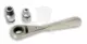 Racsnis hajtószár 100 mm Go-Thru +2 db 1/4" bittartó és dugófej-tartó