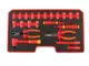 Dugókulcs készlet VDE 1000 V Szigetelt/Hibrid szerszám készlet3/8" 22 db-os