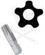 Bit ötágú torx T-08 30 mm lyukas Genius