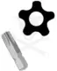 Bit ötágú torx T-08 30 mm lyukas Genius