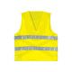 Jól láthatósági mellény fluo 120g/m2   S/M