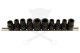 Autóipari speciális dugókulcs készlet 1/2" 10 db-os 3-5-6-10-12 lapú