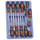 Tálcás Genius csavarhúzó készlet SL + PH + PZ 14 db-os - 1/2