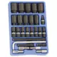 Tálcás Genius dugókulcs, gépi készlet COLOS 1/2" 27 db-os