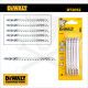 Fűrészlap dekopírfűrészhez, fára 116 mm 3.0 T - 5db - DeWalt