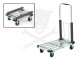 Kézikocsi 150 kg terhelhetőségű - ALUMINIUM - összecsukható (MTL-985-3360K)