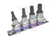 Rátűzőkulcs - crowa+bit készlet 1/2" XZN - spline M06-08-10-12 King T.