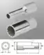 Dugókulcs - crowafej 1/2" 12 szög hosszú 18 mm Genius