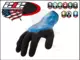 Kesztyű Hubitools mártott kék nitril SHIELD GRIP-USA "mindenálló" L-es